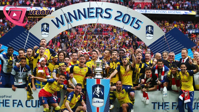 Arsenal vô địch FA Cup nhiều nhất với 14 đăng quang